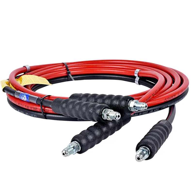  700 Bar <br/> Tork Anahtarı İkiz Hortum <br/> Parker TWS-M500G <br/><span class=orange> [ 700 Bar - G1/4" 120° CMS] </span>