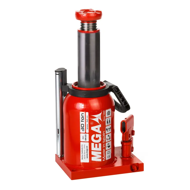 30 Ton Şişe Kriko <br/> Mega BR30 <br/> <span class=orange> [30 Ton - 150 mm Strok]</span>