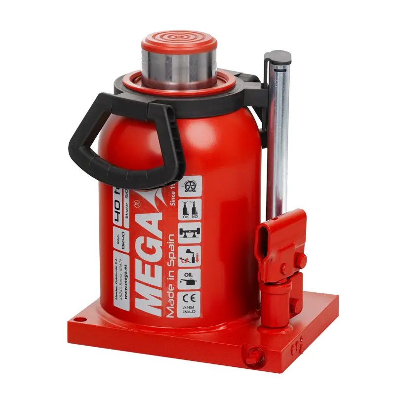 40 Ton Şişe Kriko <br/> Mega BR40 <br/> <span class=orange> [40 Ton - 150 mm Strok]</span>