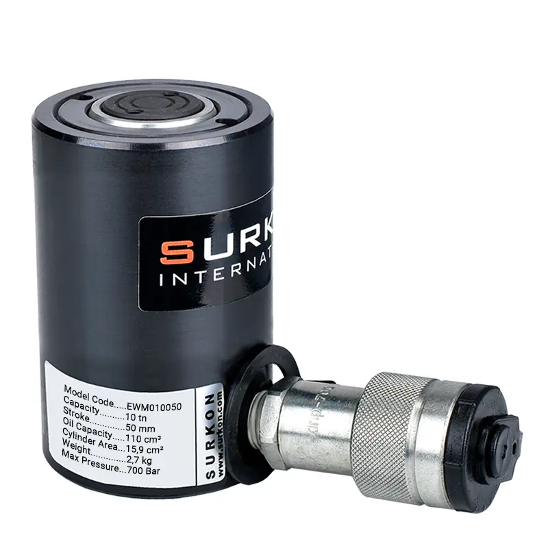 10 Ton Hidrolik <br/> Pancake Silindir EWM010050 <br/><span class=orange> [10 Ton - 50 mm Strok]</span> 