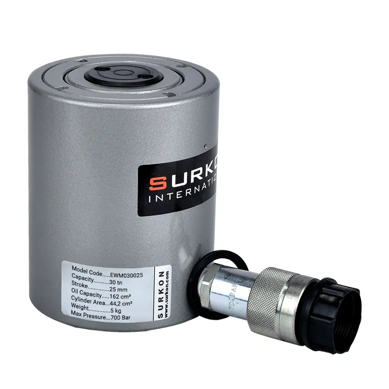 30 Ton Hidrolik <br/> Pancake Silindir EWM030025 <br/><span class=orange> [30 Ton - 25 mm Strok]</span>