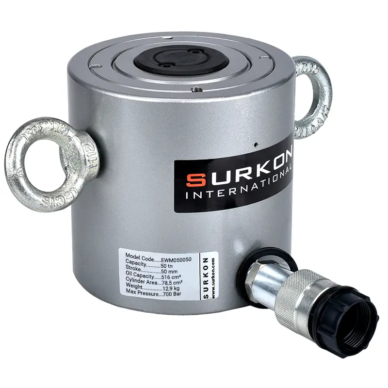 50 Ton Hidrolik <br/> Pancake Silindir EWM050050 <br/><span class=orange> [50 Ton - 50 mm Strok]</span>