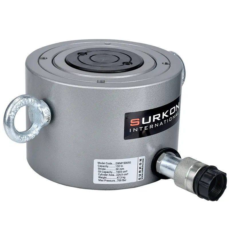150 Ton Hidrolik <br/> Pancake Silindir EWM150050 <br/><span class=orange> [150 Ton - 50 mm Strok]</span>
