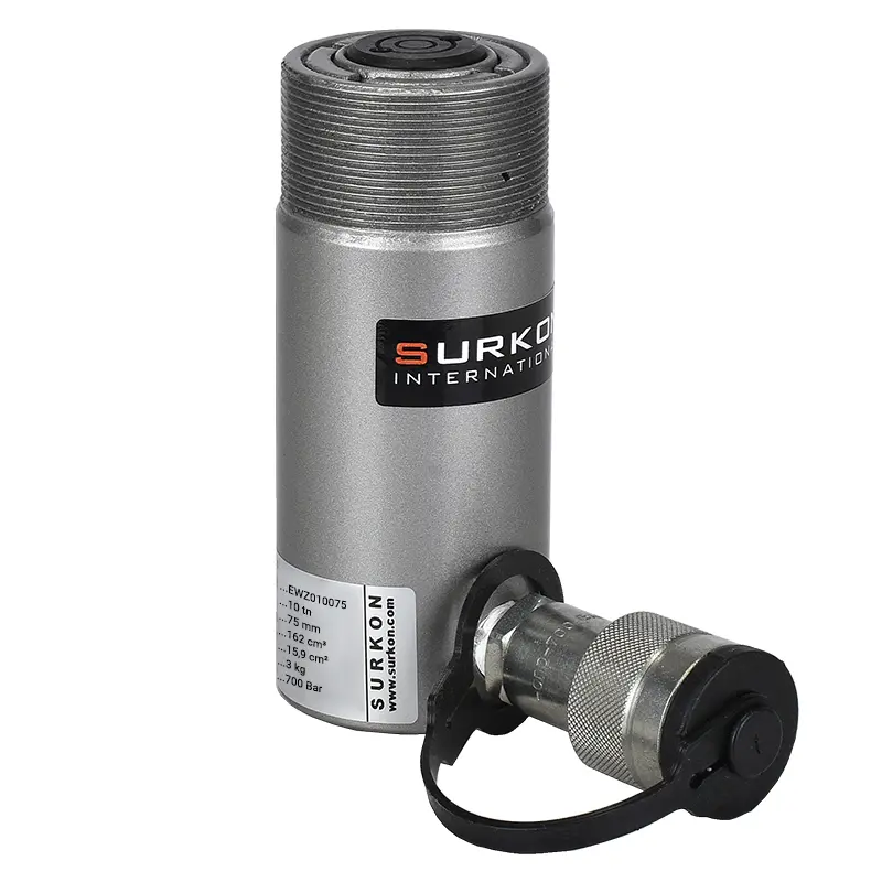 10 Ton Hidrolik Silindir  <br/> Surkon EWZ010075 <br/><span class=orange> [10 Ton - 75 mm Strok]</span>