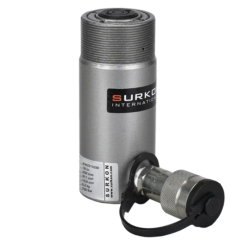 10 Ton Hidrolik Silindir  <br/> Surkon EWZ010250 <br/><span class=orange> [10 Ton - 250 mm Strok]</span>