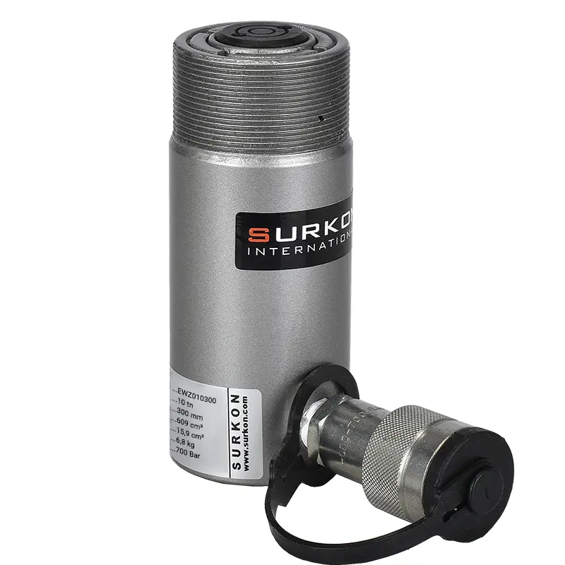 10 Ton Hidrolik Silindir  <br/> Surkon EWZ010300 <br/><span class=orange> [10 Ton - 300 mm Strok]</span>