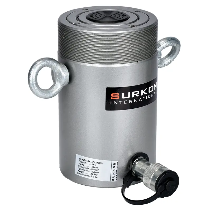 50 Ton Hidrolik Silindir  <br/> Surkon EWZ050050 <br/><span class=orange> [50 Ton - 50 mm Strok]</span>
