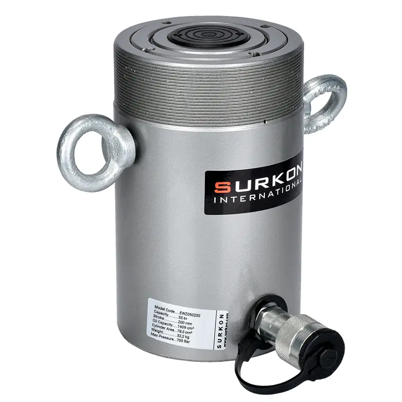 50 Ton Hidrolik Silindir  <br/> Surkon EWZ050200 <br/><span class=orange> [50 Ton - 200 mm Strok]</span>