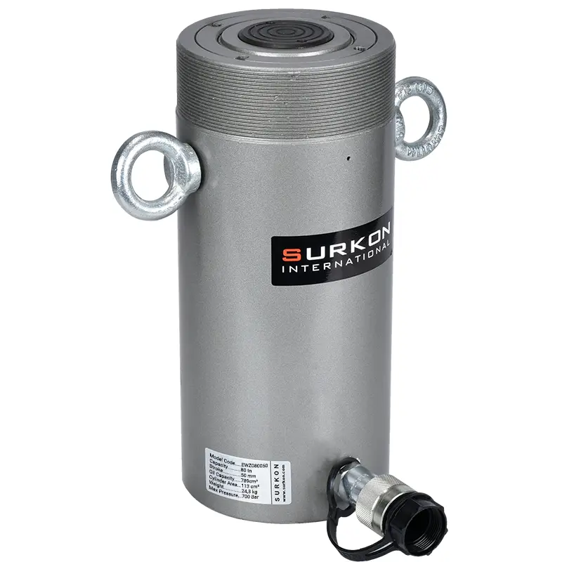 80 Ton Hidrolik Silindir  <br/> Surkon EWZ080050 <br/><span class=orange> [80Ton - 50 mm Strok]</span>