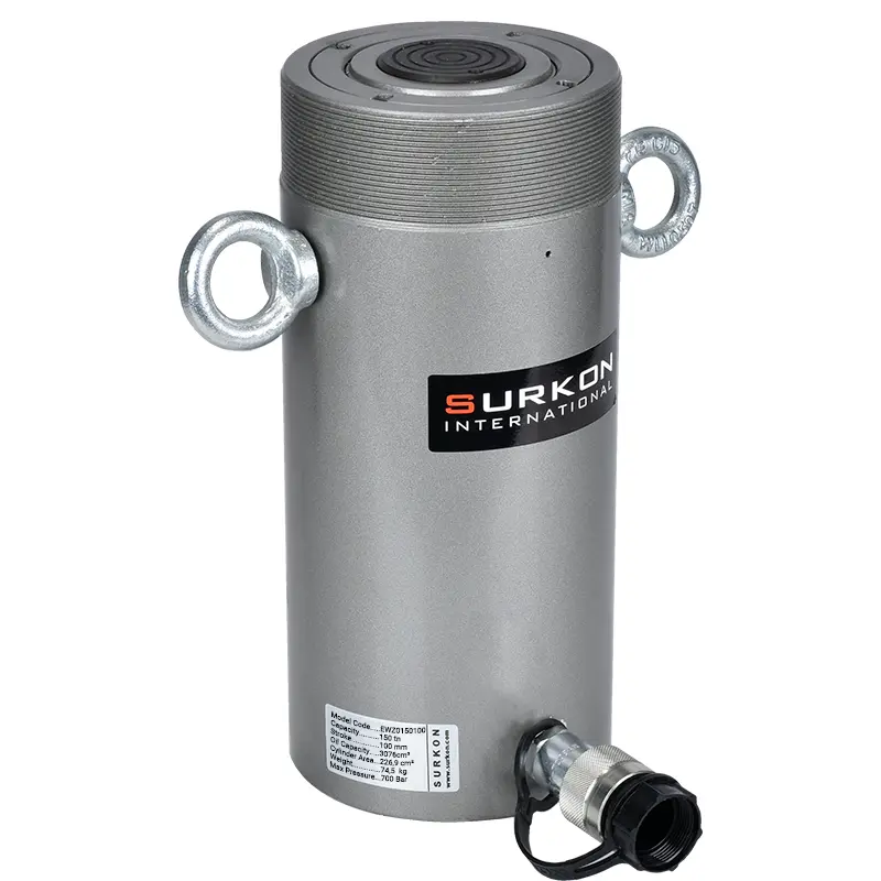 150 Ton Hidrolik Silindir  <br/> Surkon EWZ150100 <br/><span class=orange> [150 Ton - 100 mm Strok]</span> 