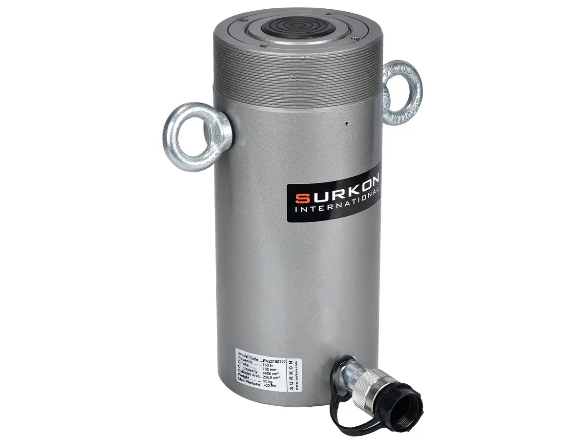 150 Ton Hidrolik Silindir  <br/> Surkon EWZ150150 <br/><span class=orange> [150 Ton - 150 mm Strok]</span> 