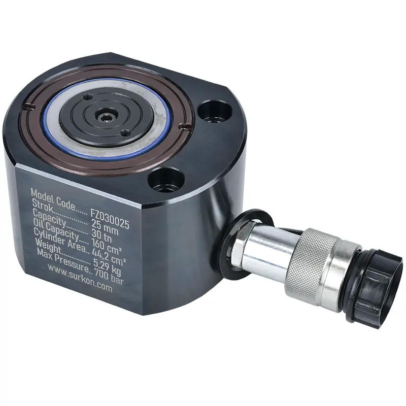 30 Ton Hidrolik Yassı Kriko <br/> Surkon FZ030025<br/><span class=orange> [30 Ton - 25 mm Strok]</span>