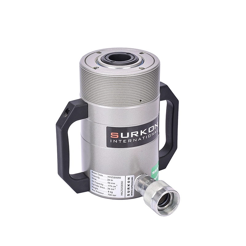 HKZ020050 Delikli Kriko <br/> Tek Etkili  - Yay Dönüşlü <br/><span class=orange> [ 24 Ton ]</span>