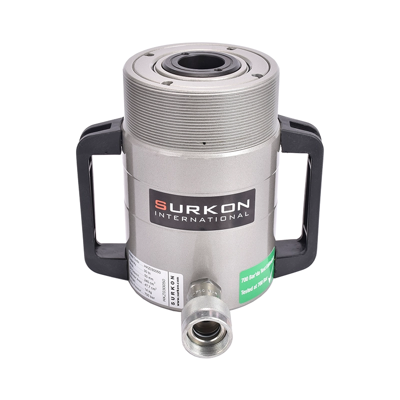 HKZ030050 Delikli Kriko <br/> Tek Etkili  - Yay Dönüşlü <br/><span class=orange> [ 33 Ton ]</span>