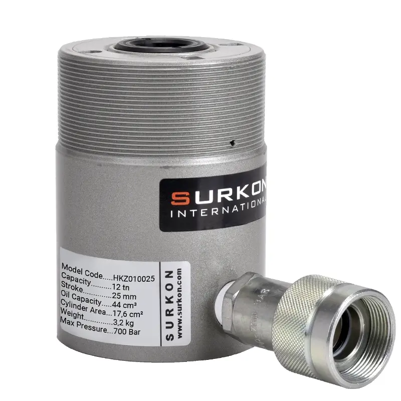 10 Ton Delikli Hidrolik Kriko  <br/> Surkon HKZ010025 <br/><span class=orange> [10 Ton - 25 mm Strok]</span> 