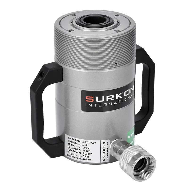 20 Ton Delikli Hidrolik Kriko  <br/> Surkon HKZ020020 <br/><span class=orange> [20 Ton - 20 mm Strok]</span>