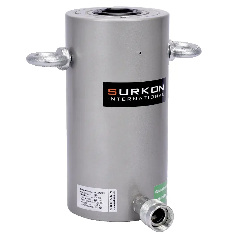 40 Ton Delikli Hidrolik Kriko  <br/> Surkon HKZ040100 <br/><span class=orange> [40 Ton - 100 mm Strok]</span>