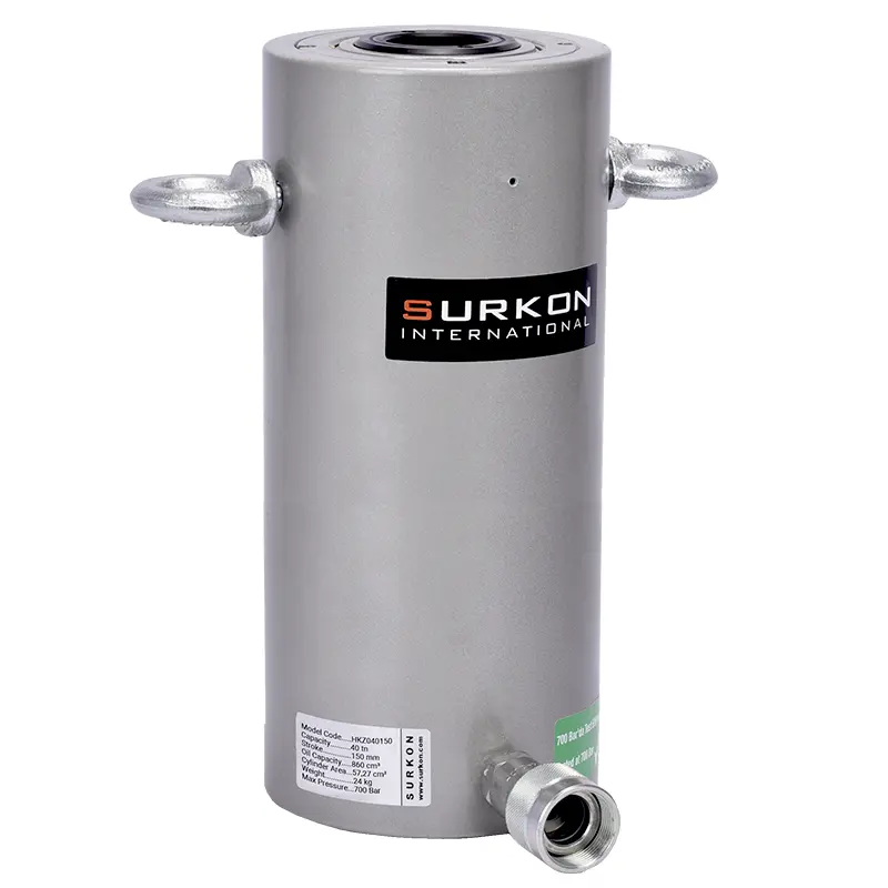 40 Ton Delikli Hidrolik Kriko  <br/> Surkon HKZ040150 <br/><span class=orange> [40 Ton - 150 mm Strok]</span>