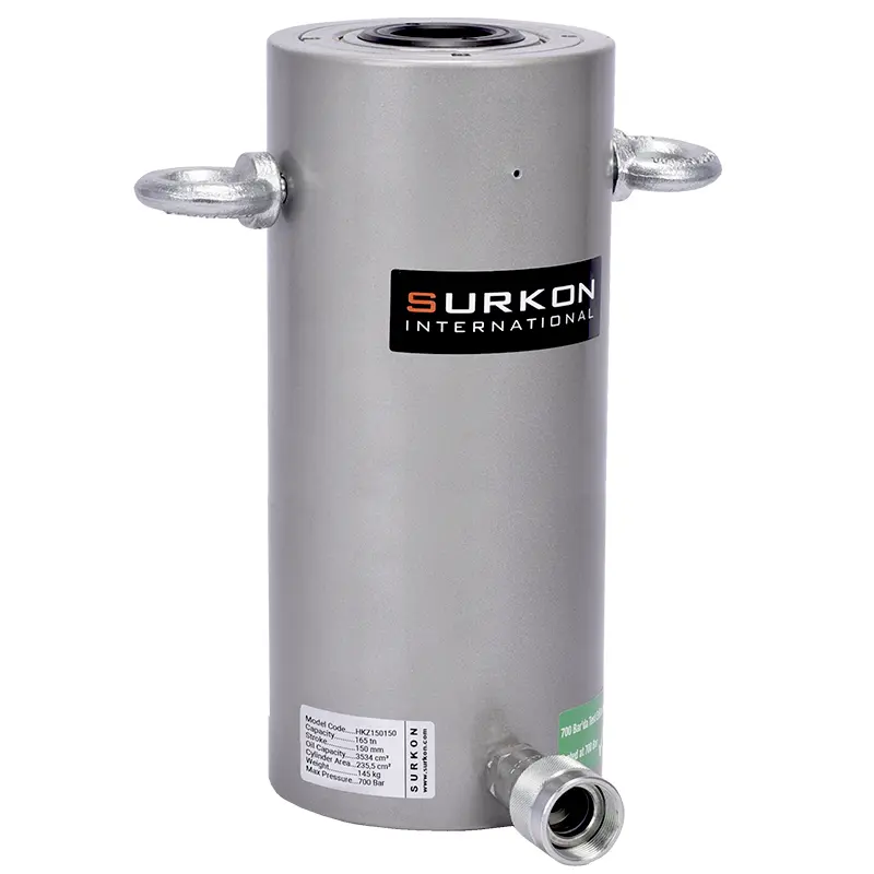 150 Ton Delikli Hidrolik Kriko  <br/> Surkon HKZ150150 <br/><span class=orange> [150 Ton - 150 mm Strok]</span>