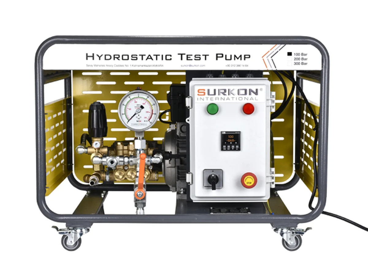STP100 Su Test Pompası <br/> <span class=orange>[ 100 Bar 15 litre/dakika ]<br/></span>