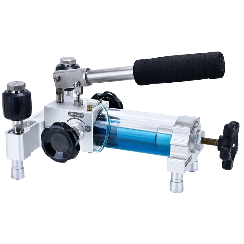 Manometre Test Pompası <br> Hidrolik Yağ & Su MTP 700 <br/> <span class=orange> [ 700 bar ] </span>