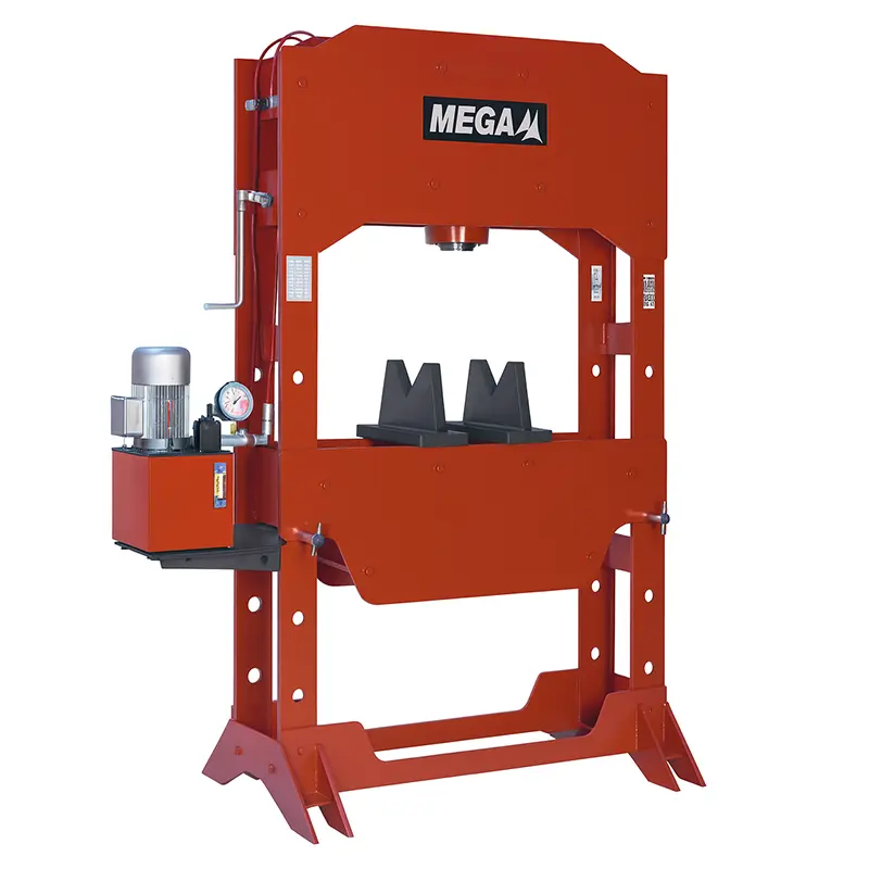 100 Ton Hidrolik<br/> Atölye Presi Mega H100E <br/> <span class=orange> [100 Ton - 250 mm Strok] </span>