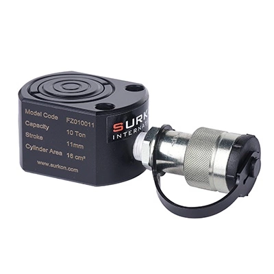 Ultra Yassı Hidrolik Krikolar <br/>FZ Serisi - Tek Etkili - Yaylı <br/><span class=orange> [ 5 – 150 Ton ]</span>