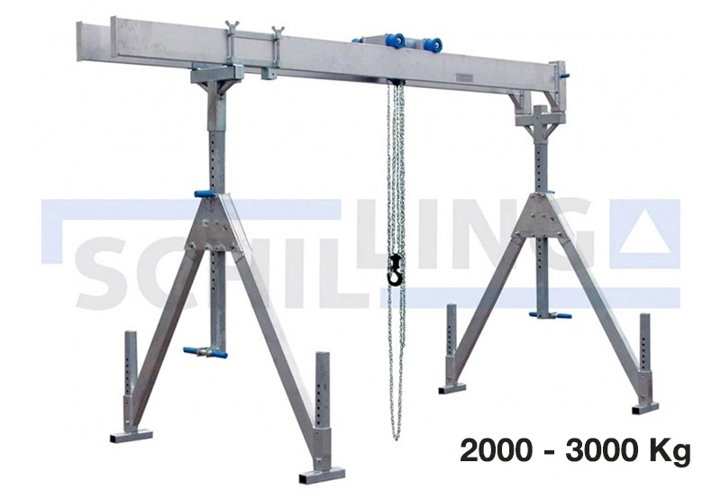 Schilling Sabit Ayaklı <br/> Çift Kiriş Köprü Vinçler <br/> <span class=orange>[2-3 ton]</span>