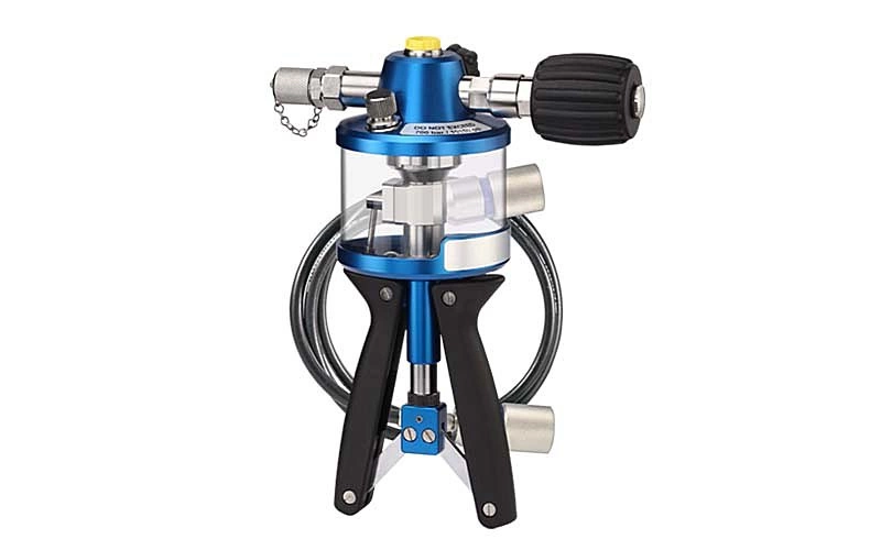 Manometre El Test Pompası <br> Hidrolik Yağ & Su - EP-P700 <br/> <span class=orange> [ 700 bar ] </span>