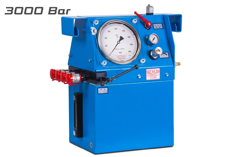 Gerus Press HP-27 <br/> Hidropnomatik Test Pompası <br/> <span class=orange> [ 3.000 bar ] </span>