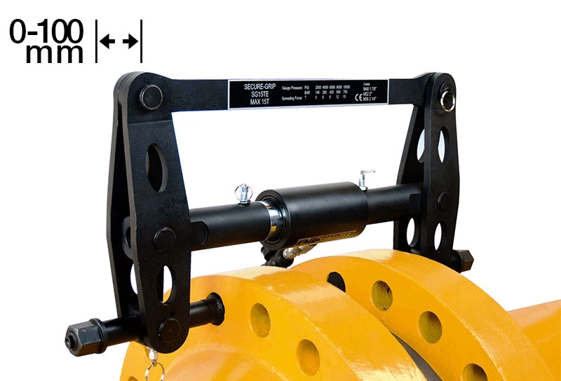 Equalizer Sıfır Boşluk <br/> Hidrolik Flanş Ayırıcı SG15TE <br/> <span class=orange> [15 Ton - 100 mm] </span>