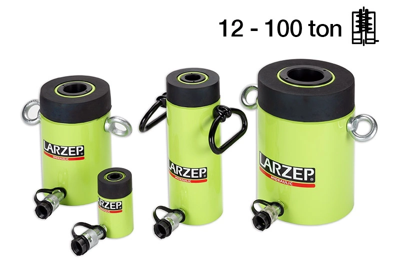 Larzep SH Serisi <br/> Delikli Hidrolik Krikolar <br/> <span class=orange> [12 – 100 Ton] </span>