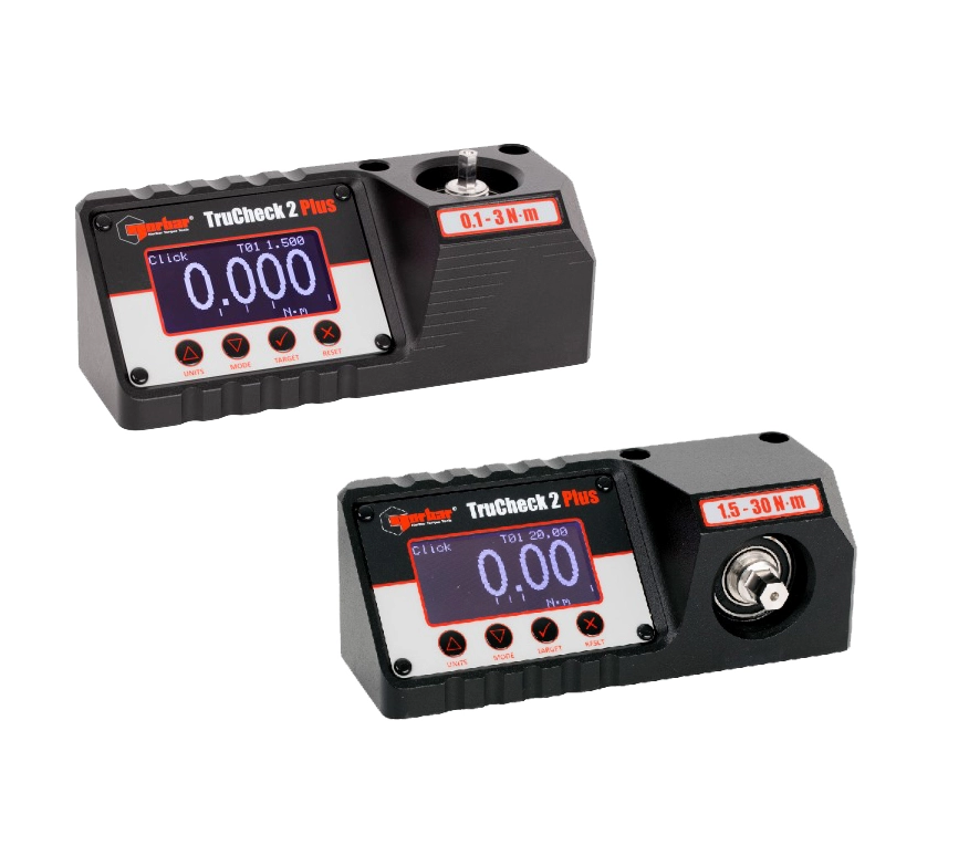 TruCheck2 Plus Seri <br/> Tork Test Cihazı Hafif İş <br/><span class=orange> [0.1 – 30 N.m] </span>