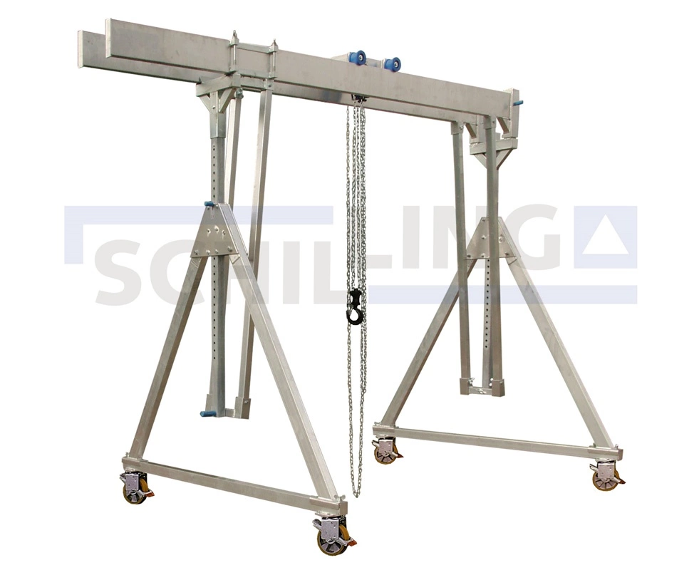 Schlling Tekerli Çift Kiriş <br/> Alüminyum Köprü Vinçler <br/> <span class=orange> [2-3 ton] </span>